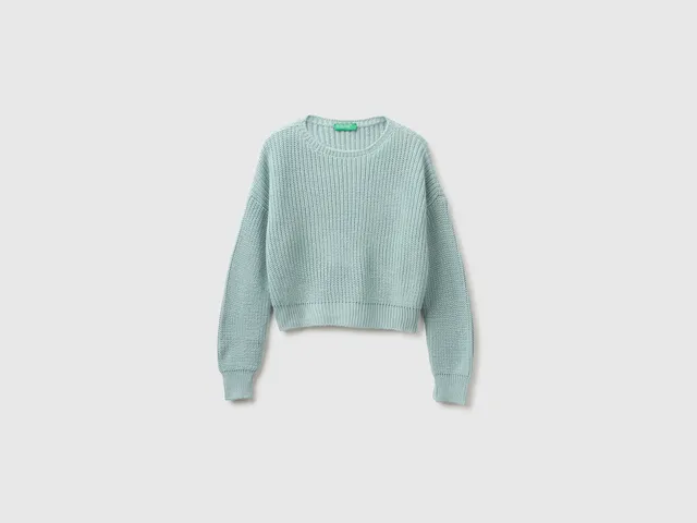 United Colors of Benetton Maglione boxy girocollo costa inglese