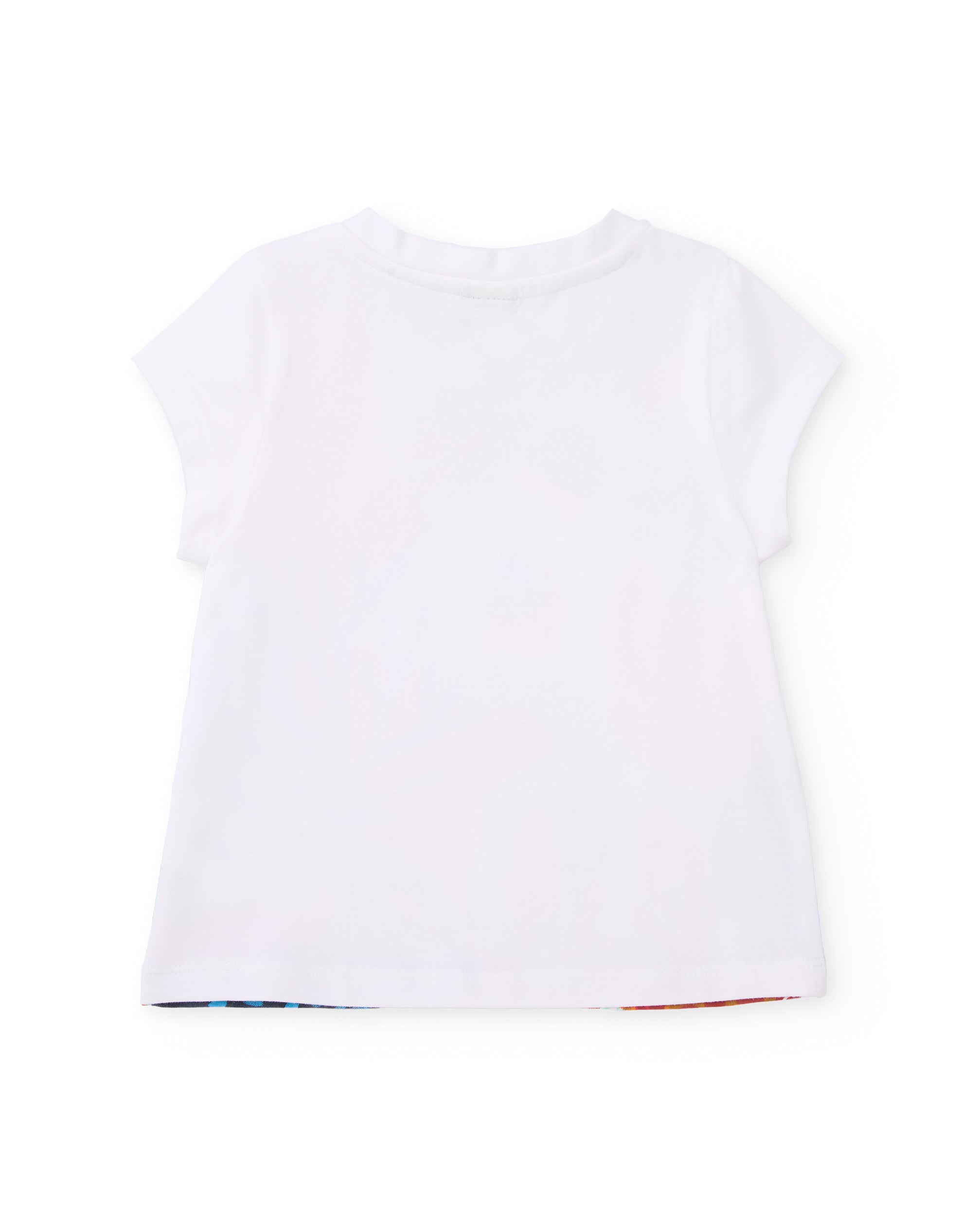 TucTuc Magliette T-Shirt Bambina Bianco Stampa Mare