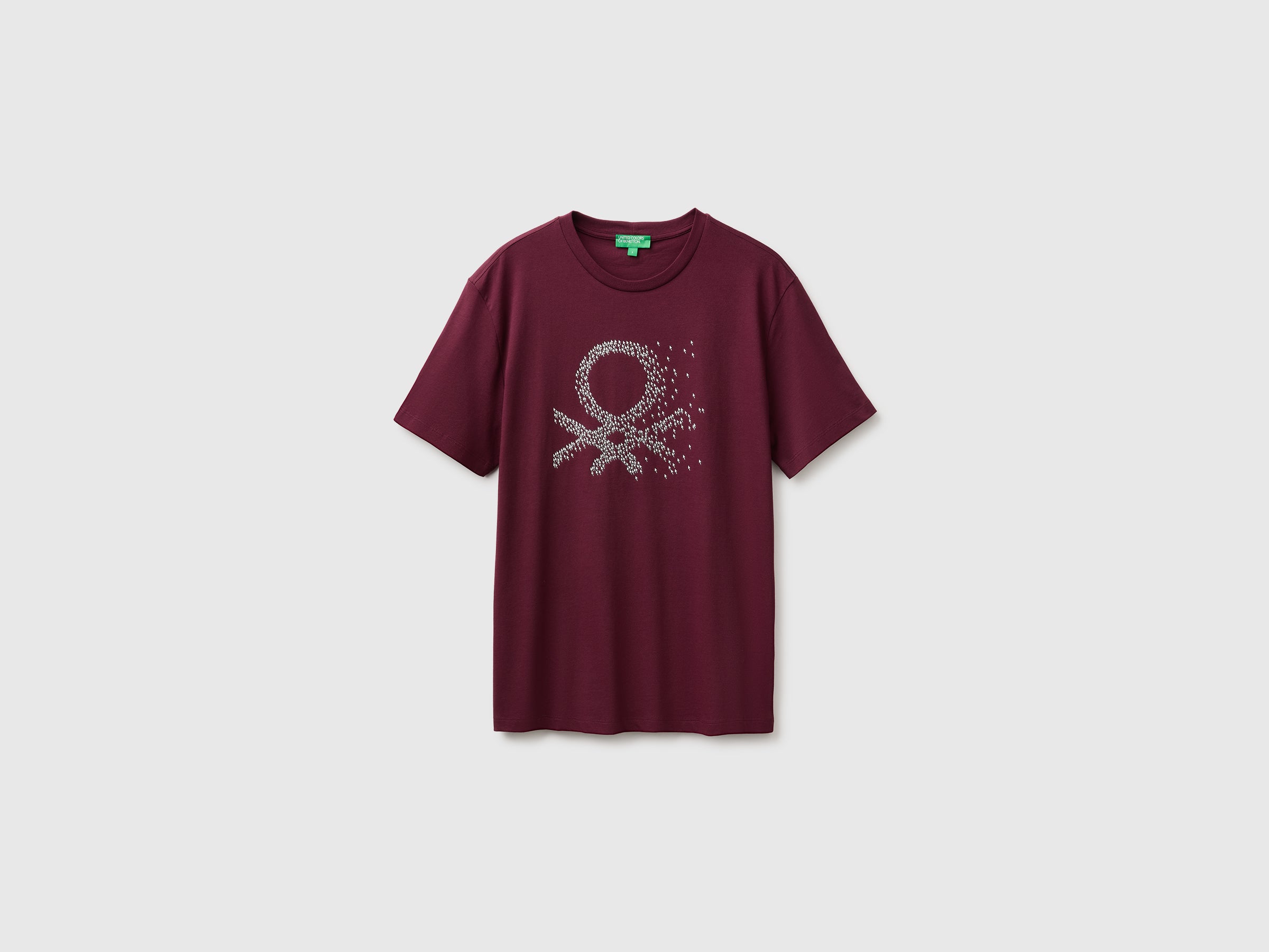 Benetton Regular fit T-shirt maglietta cotone biologico