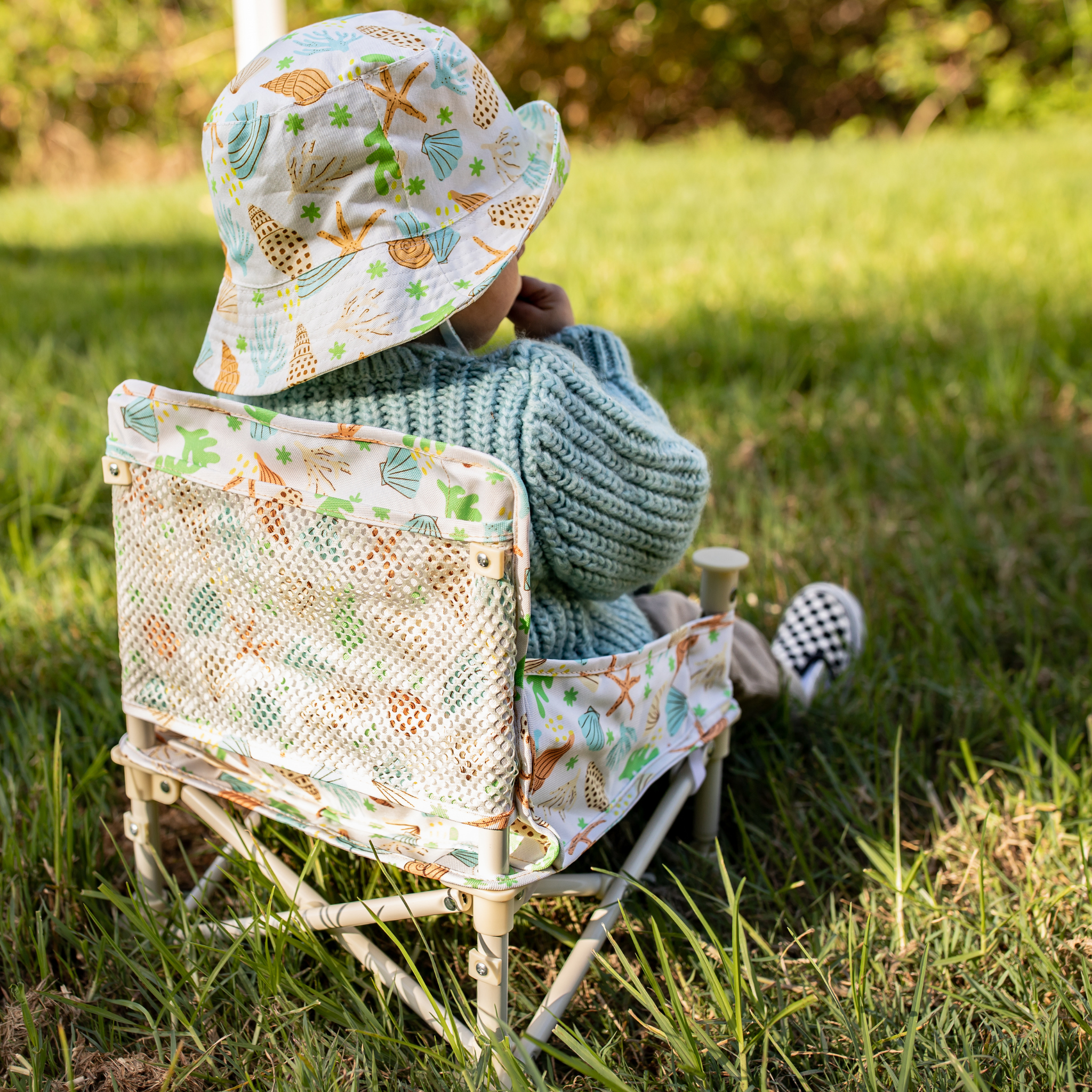 Izimini Sedia Sailor sedia pieghevole con vassoio 6 mesi-3 anni
