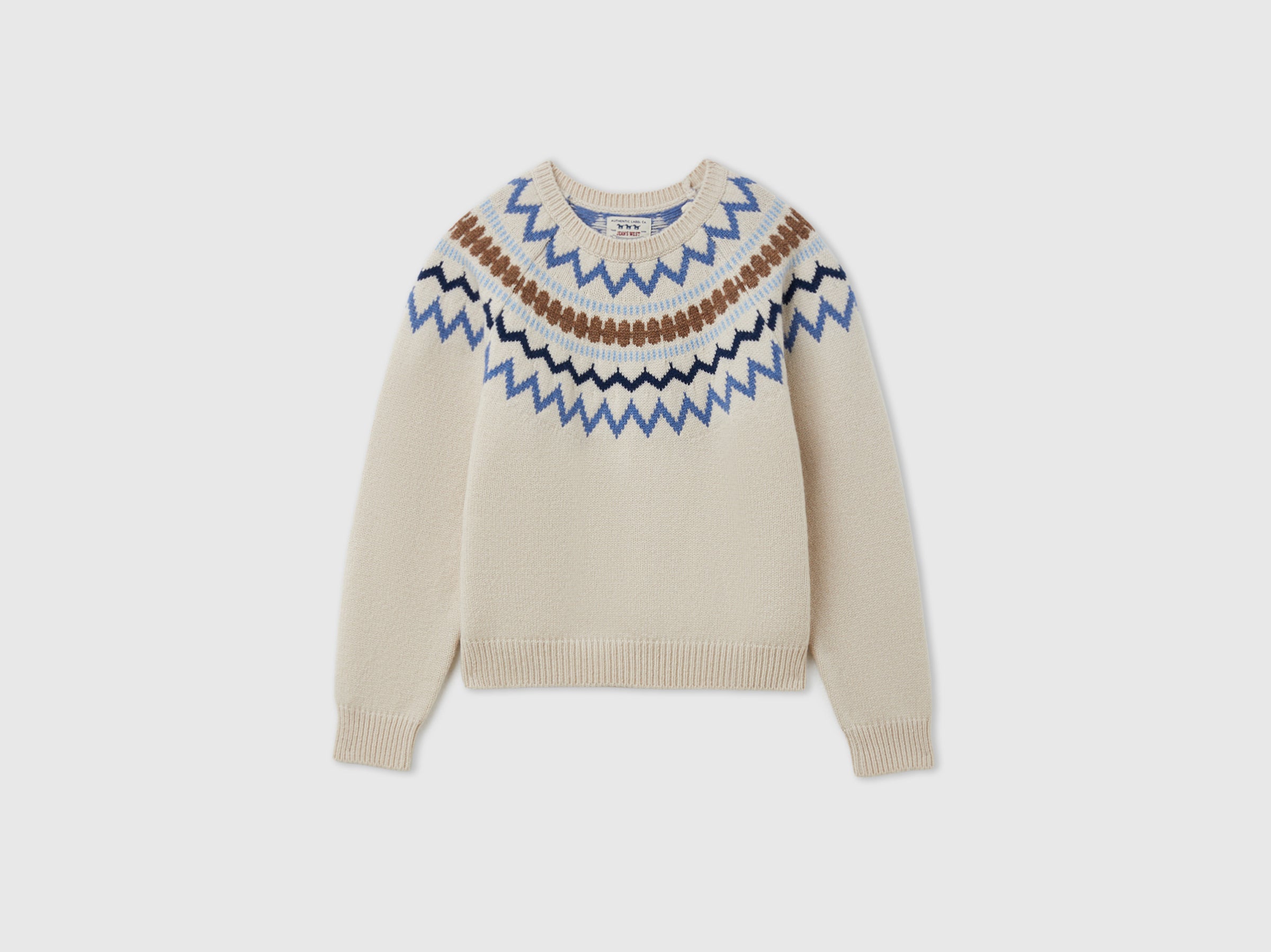 United Colors of Benetton Maglione Jacquard Lana Bambino M