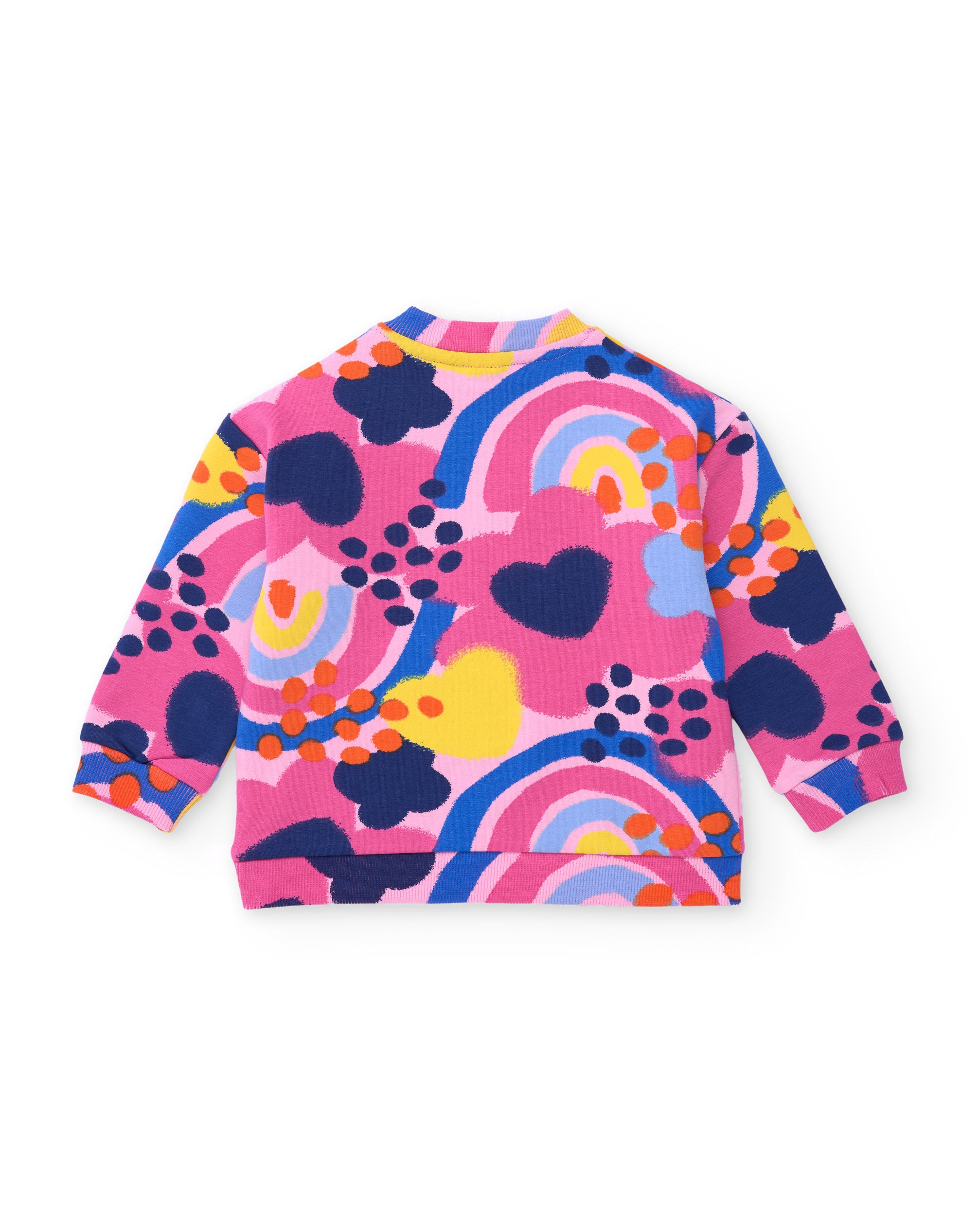 TucTuc Felpe Felpa Bambina Rosa Floreale Astratta