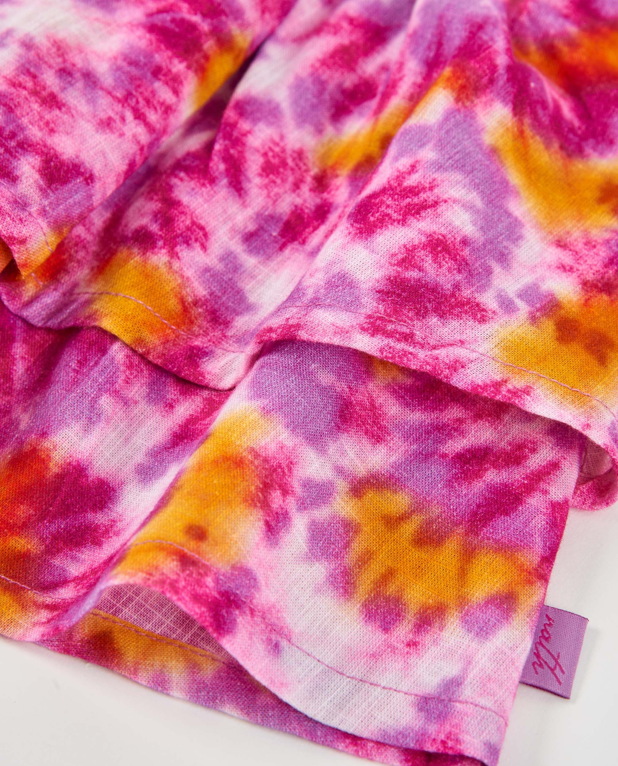 TucTuc Gonne Gonna Bambina Tie-Dye Fucsia Balze