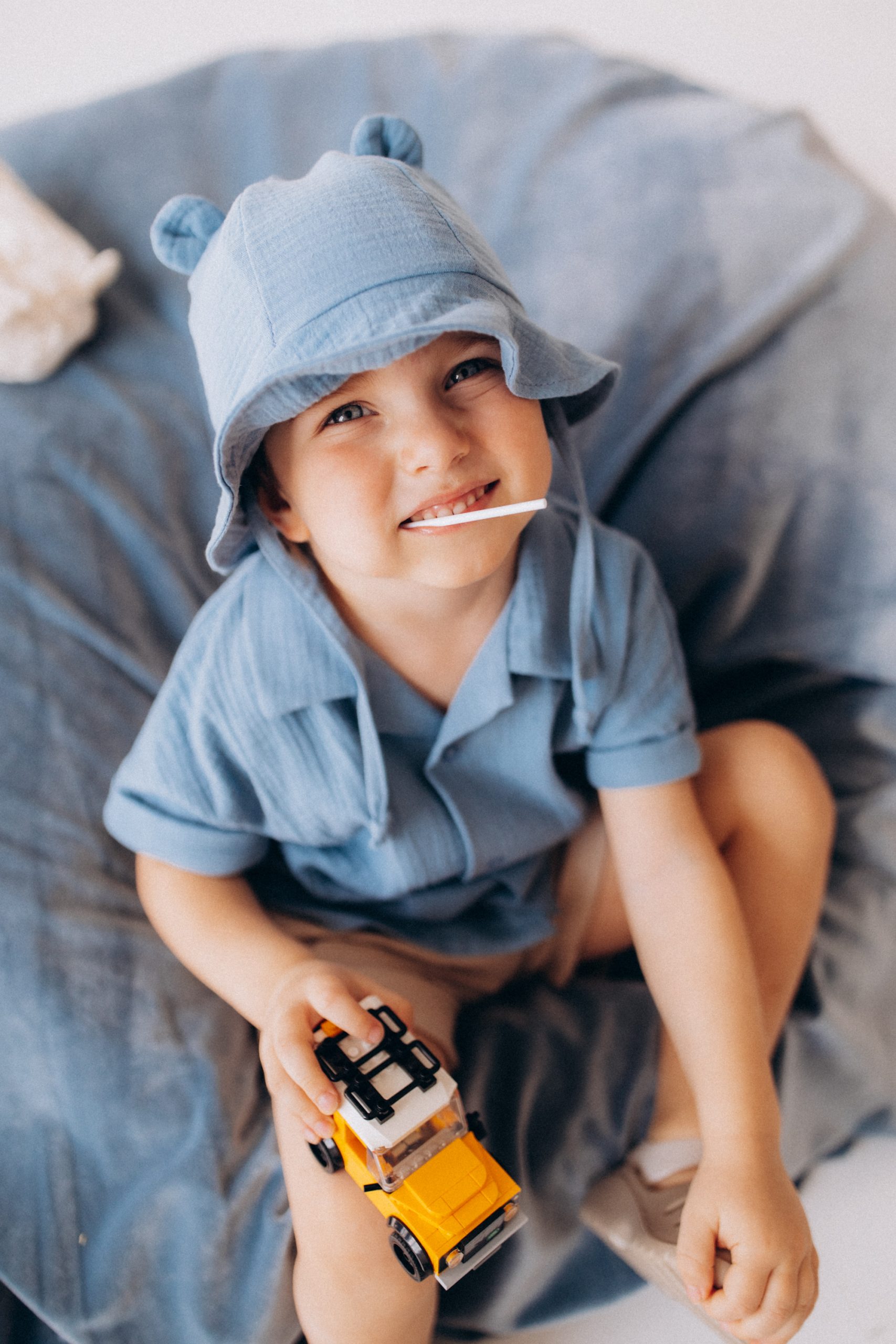 Woolly Organic Muslin Kids Shirt camicia bambino cotone bio