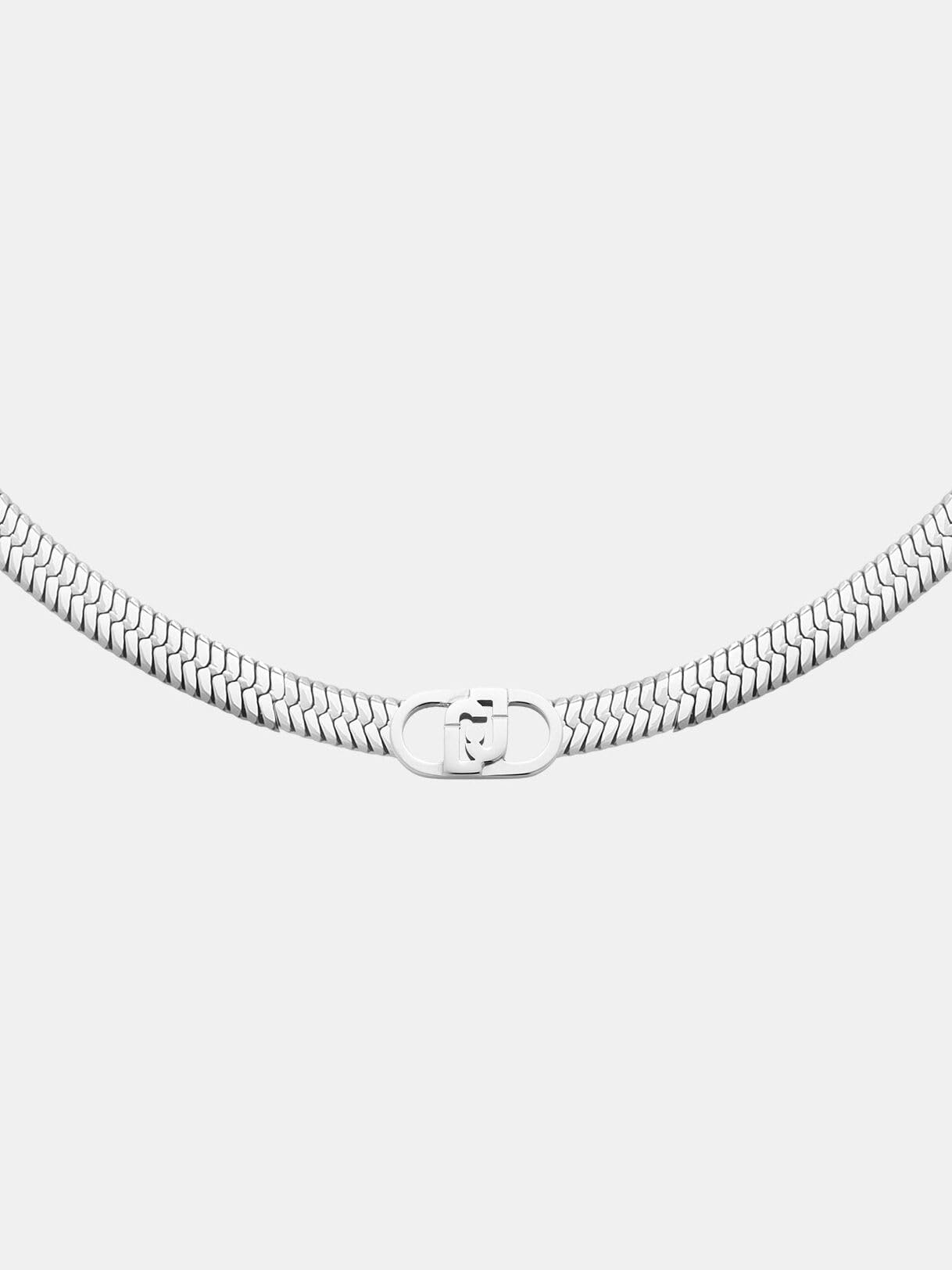 Liu Jo Baby Girocollo con Logo Collana T_U Nero