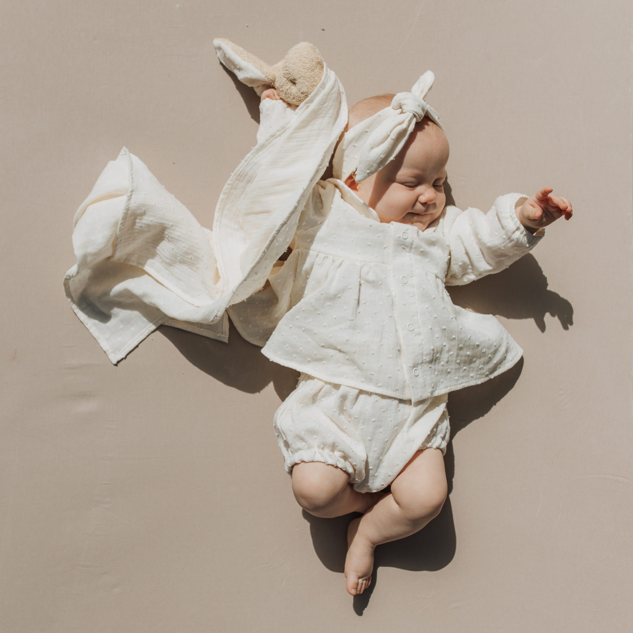 Woolly Organic Baby Sets camicia bloomers mussola bio