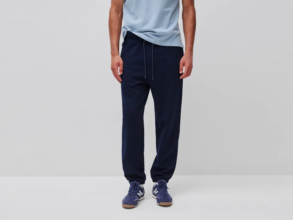 United Colors of Benetton pantaloni jogger fleece cotone organico