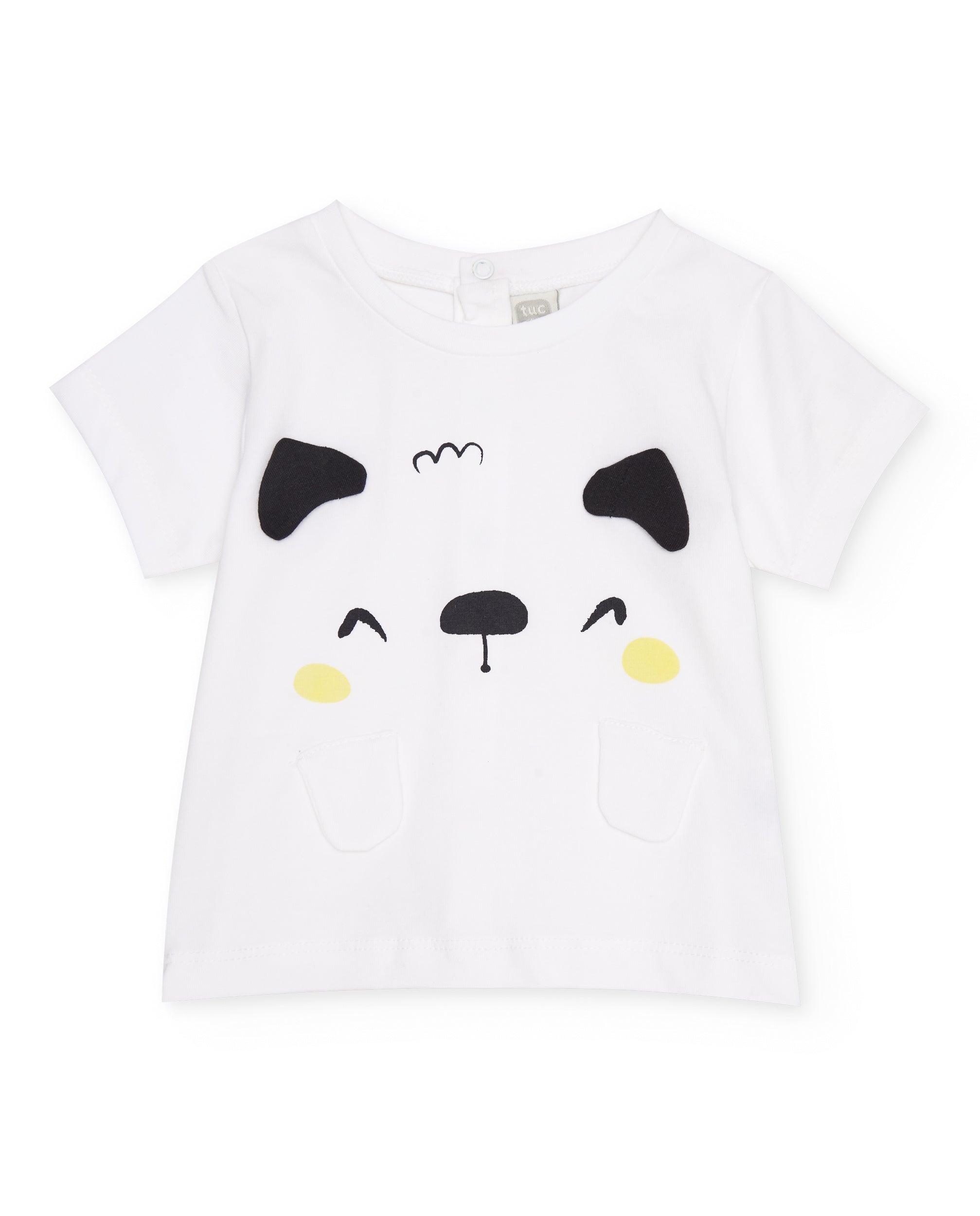 TucTuc Completi maglia neonato bianco cagnolino shorts
