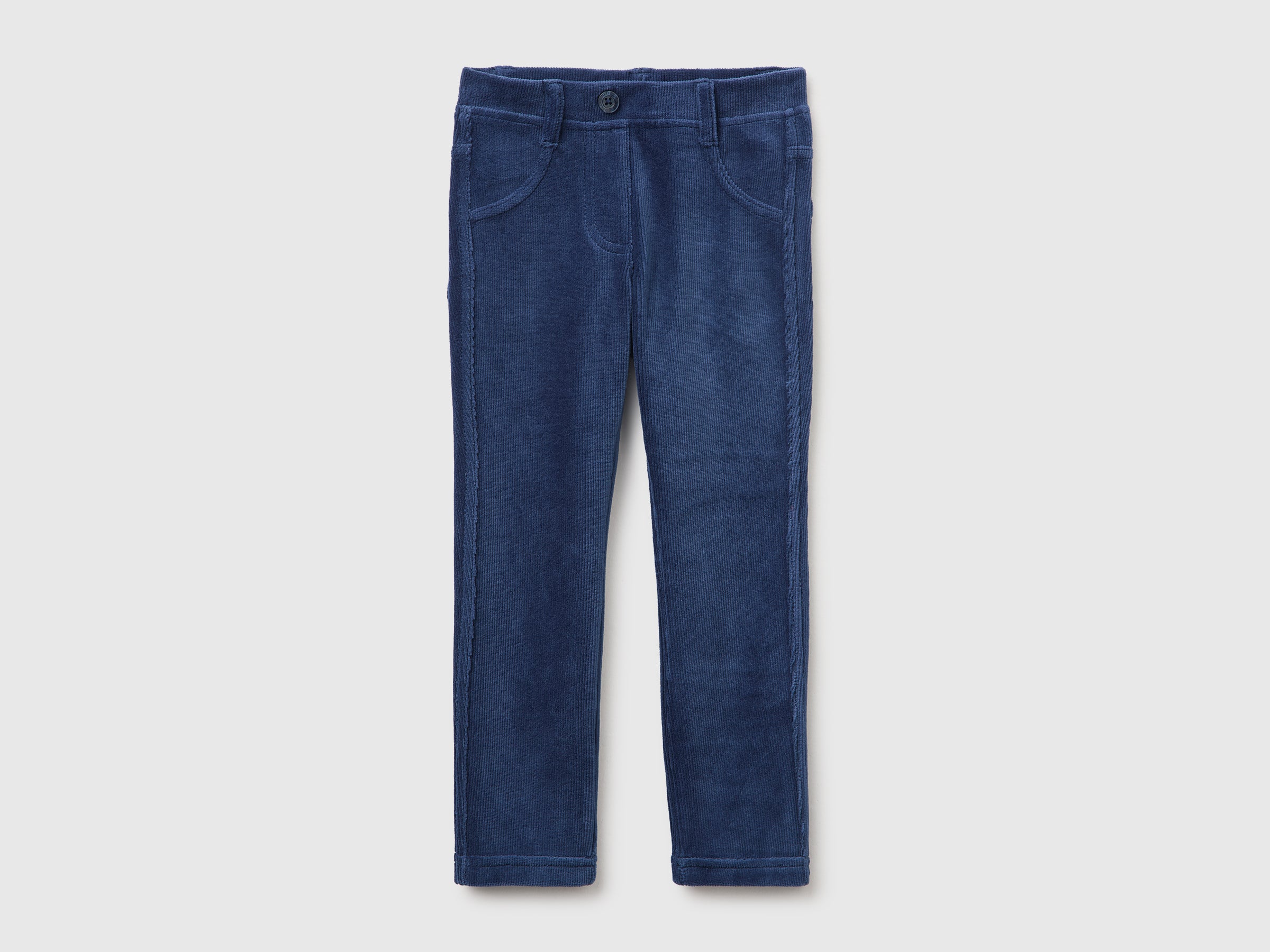 United Colors of Benetton Pantaloni Bimba Ciniglia a Coste