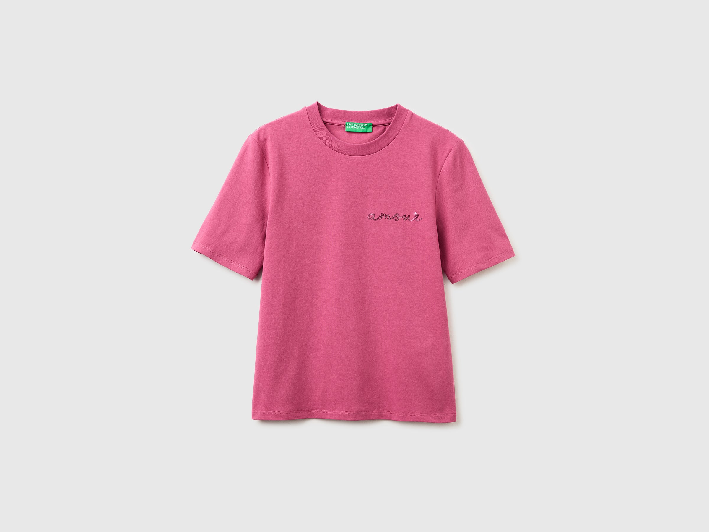 United Colors of Benetton T-shirt Amour maglietta cotone taglia M