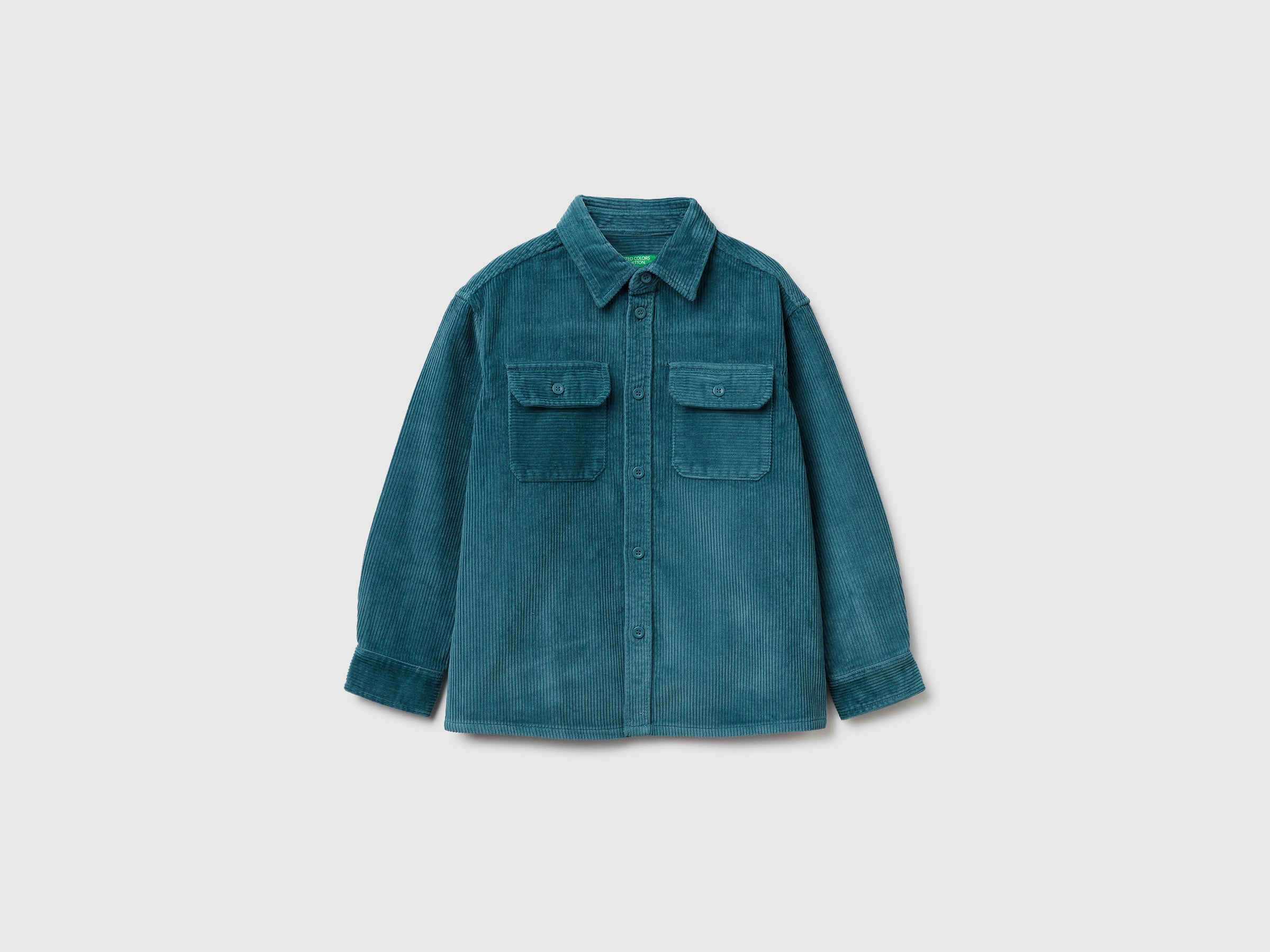 United Colors of Benetton Shirts Camicia Velluto L ricamo