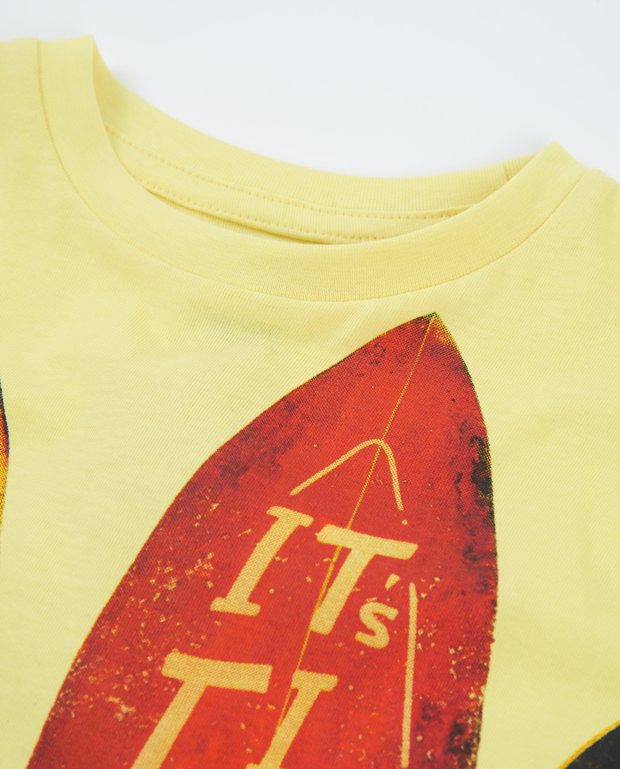 Tuc Tuc Magliette T-Shirt Bimbo Gialla Surf Cotone