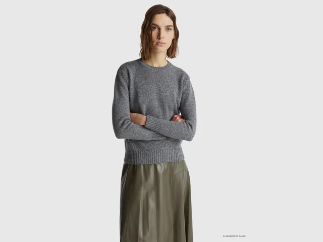 United Colors of Benetton Sweaters Maglione lana Shetland M