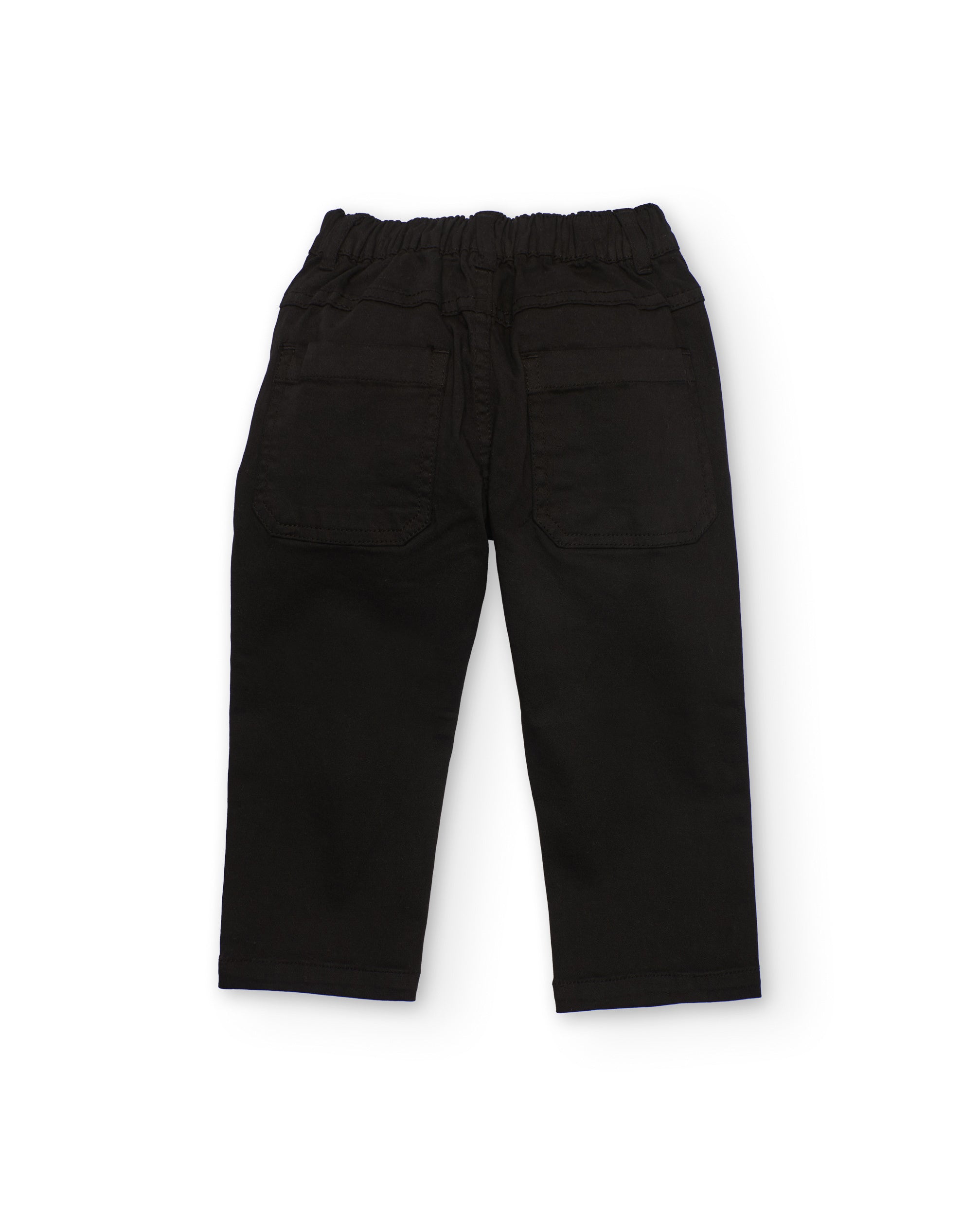 TucTuc Pantaloni bambino nero elastico tasche
