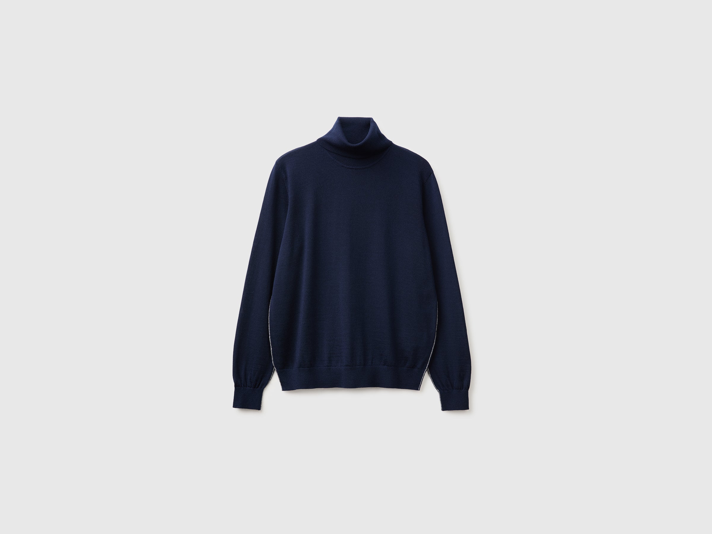 United Colors of Benetton Maglione Dolcevita Lana Merino Taglia M