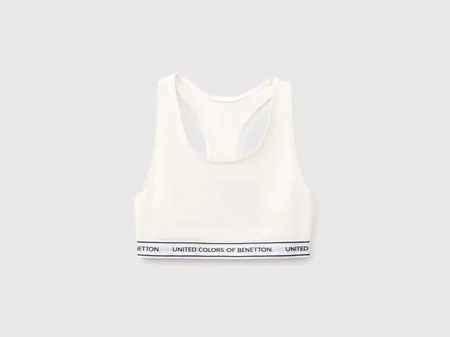 United Colors of Benetton Stretch Cotton Bra Reggiseno Cotone Taglia S