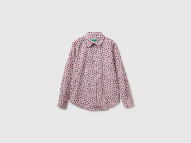 United Colors of Benetton Shirts camicia fantasia cotone
