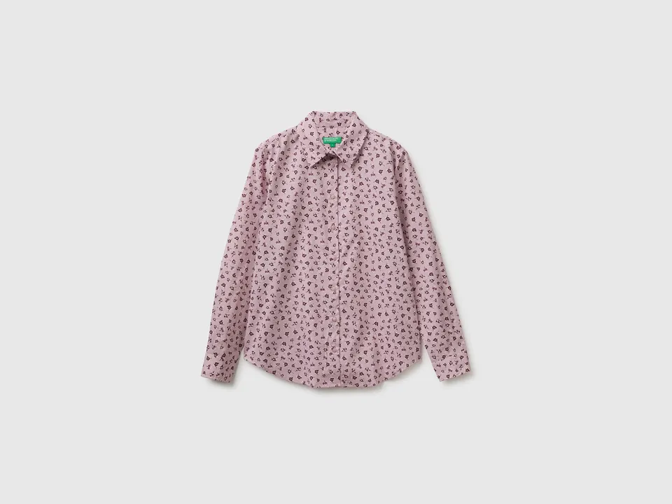 United Colors of Benetton Shirts camicia fantasia cotone
