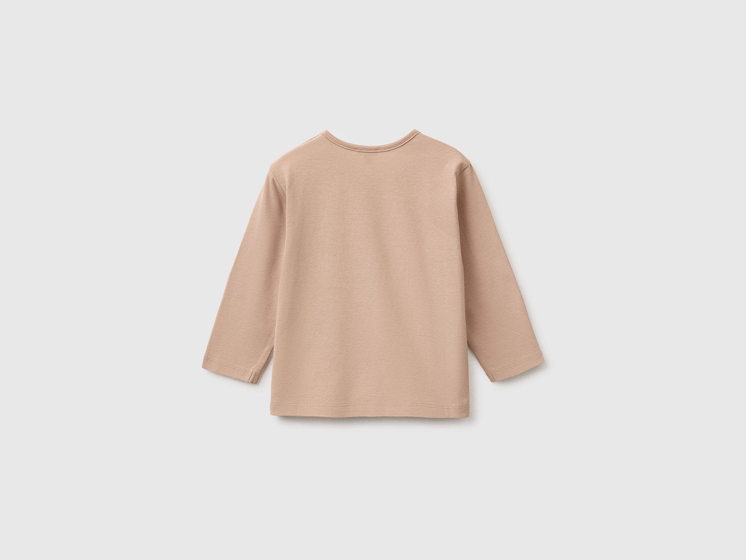 Benetton T-shirt neonato cotone bio stampa taglia 56