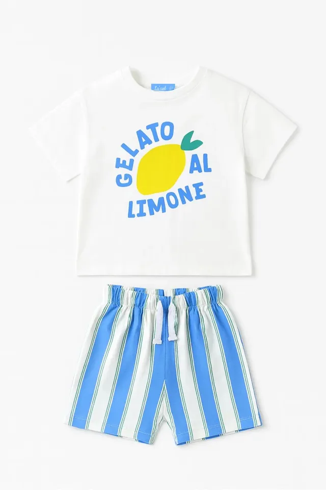 Kocarcia Kokarcia Gelato al Limone completo bambino cotone 4-5 anni