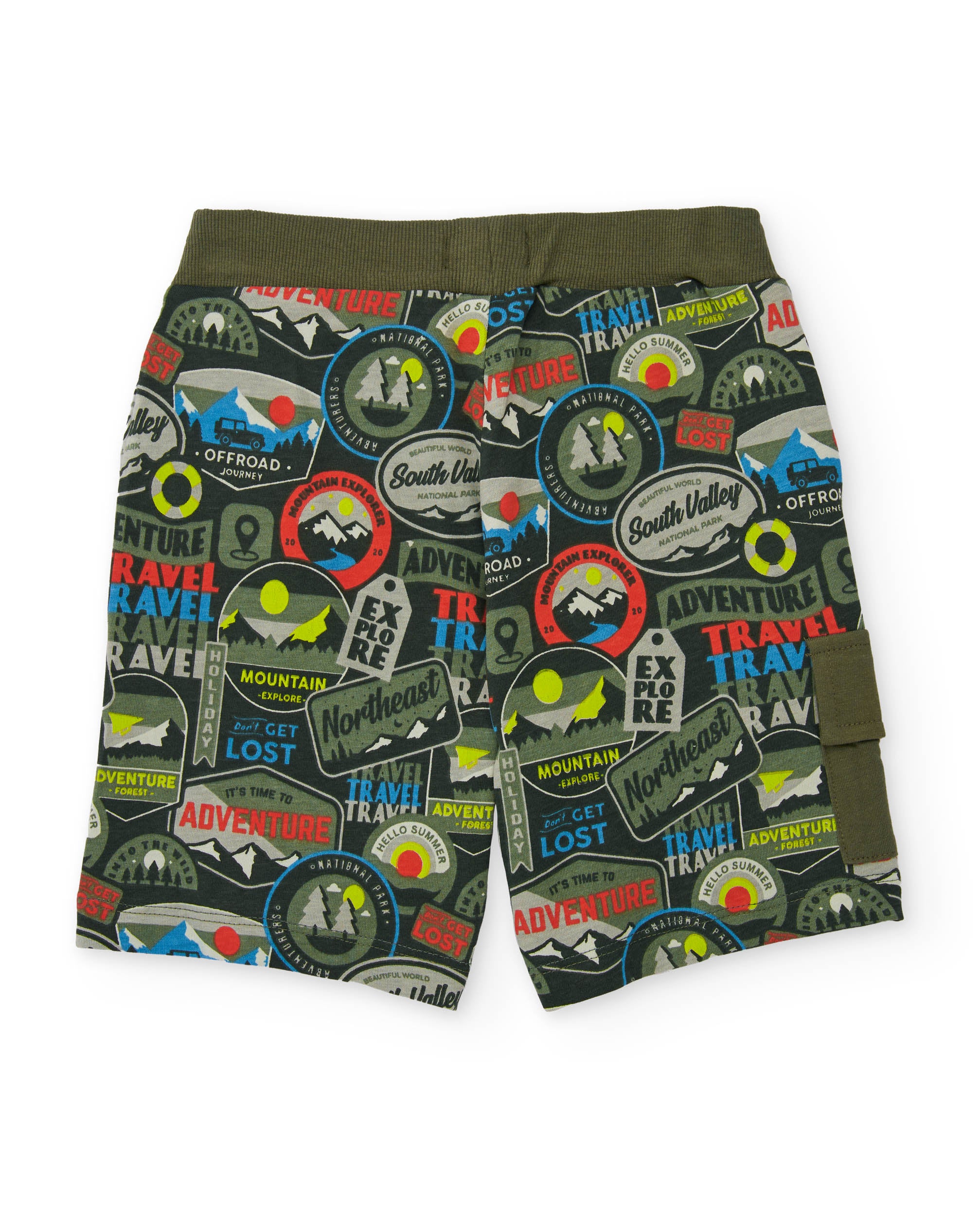 TucTuc Bermuda bermuda bambino verde tasca con patta
