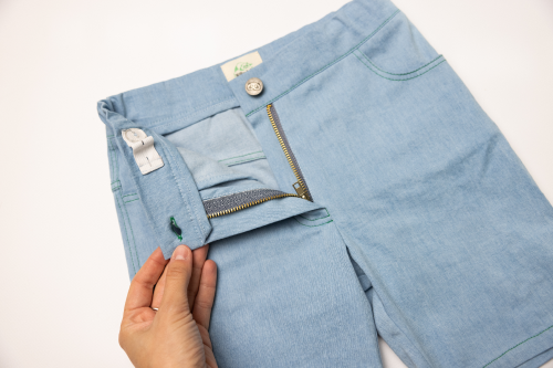 Pamboo Streetwear Eco Jeans Shorts pantaloncini jeans cotone