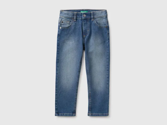 United Colors of Benetton Jeans slim effetto usato bimbo