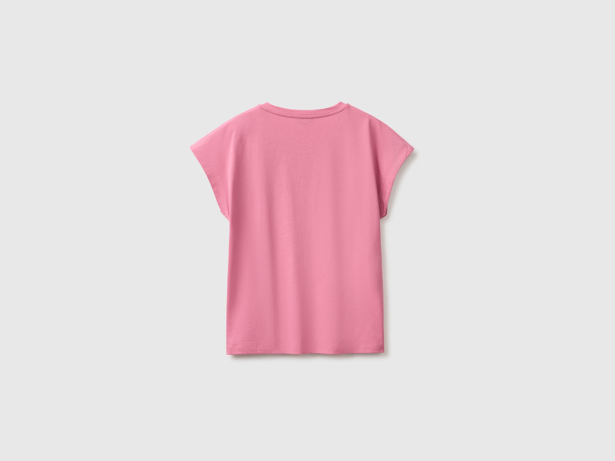 United Colors of Benetton T-Shirt Spacchi Manica Maglietta Cotone M