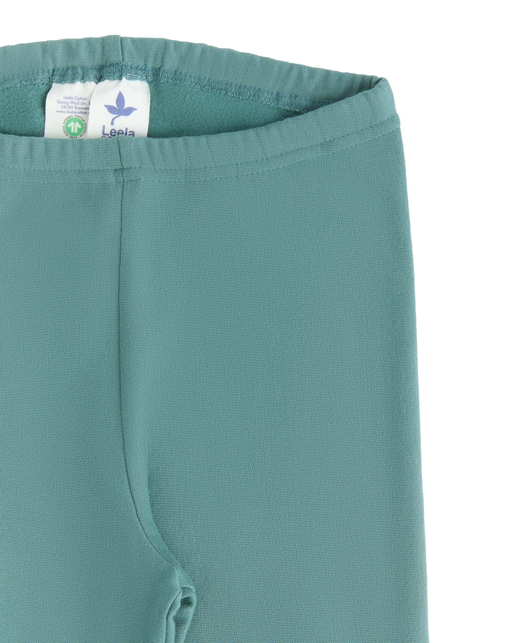 Leela Leggings Caldi Blu Verde cotone bio bambino