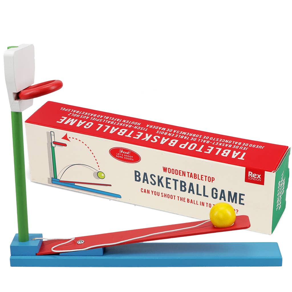 Rex London Gioco Basket da Tavolo Retrò Senza Batterie