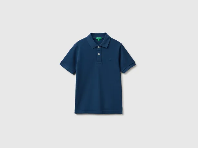 Benetton Polo organic polo cotone bio manica corta taglia L