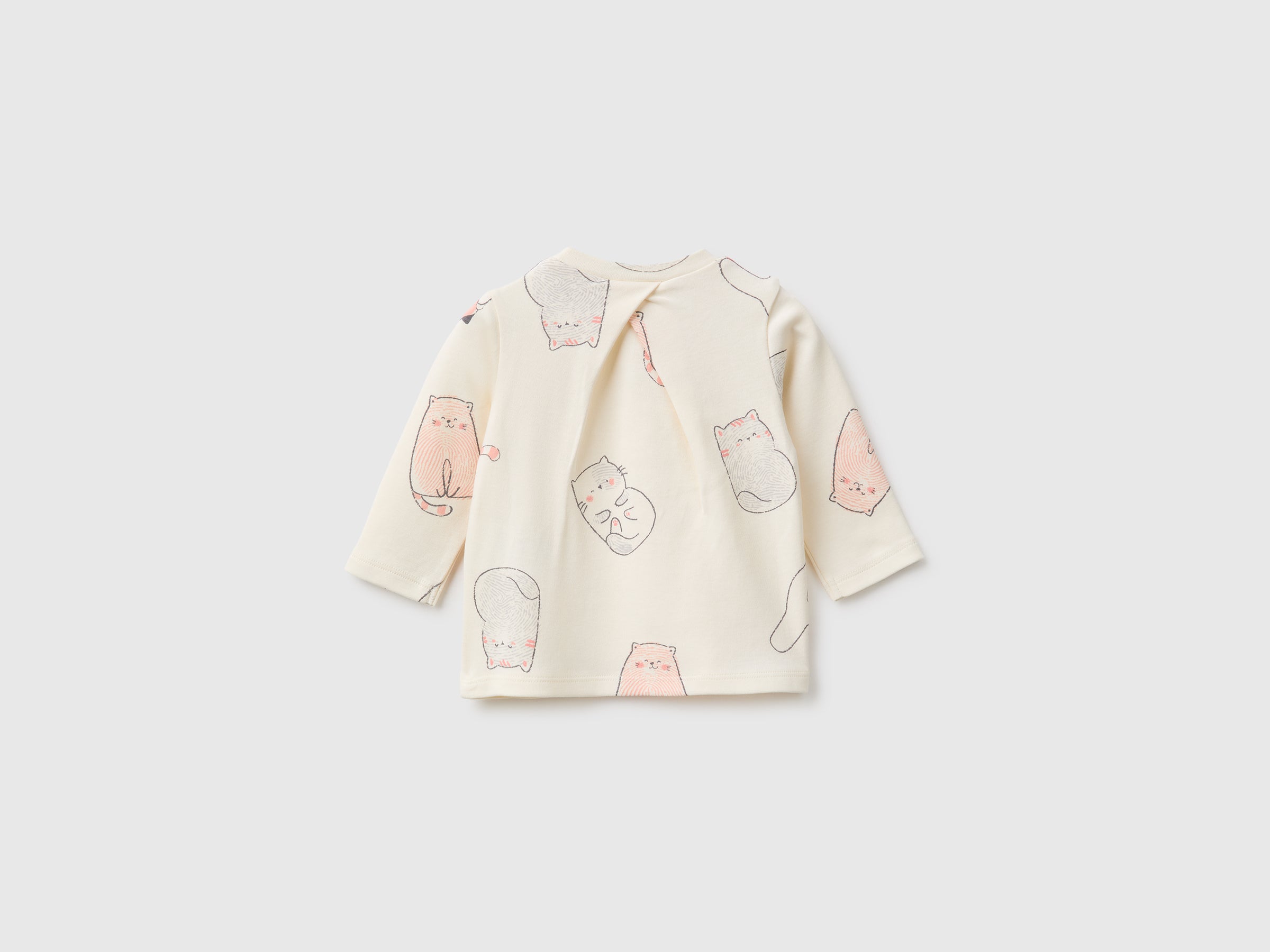 United Colors of Benetton t-shirt bimba gattini cotone