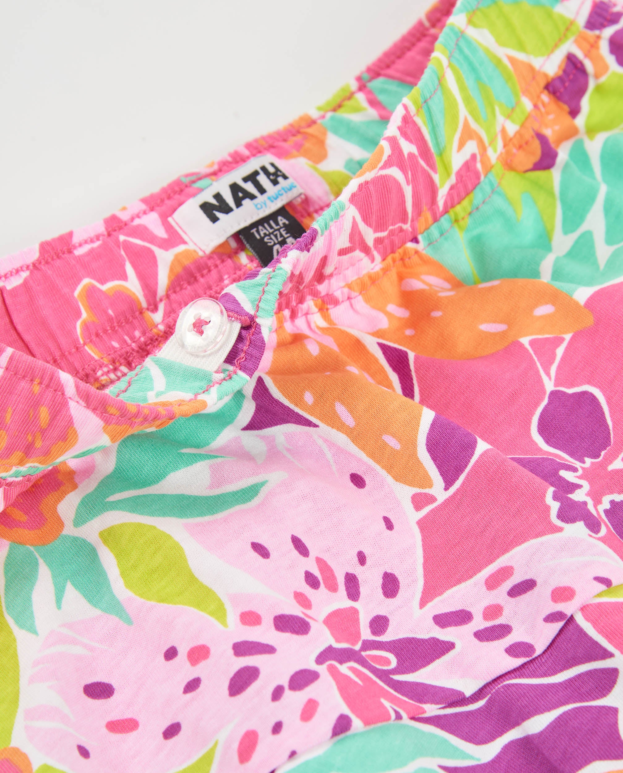 TucTuc Gonne gonna maglia bambina rosa stampa fiori
