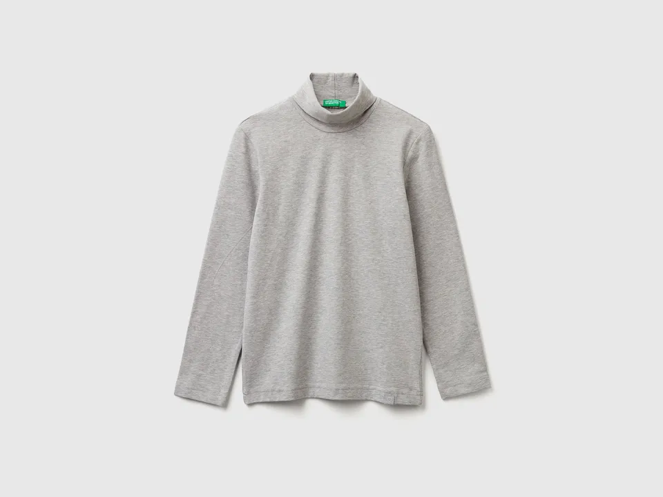 United Colors of Benetton maglia lupetto manica lunga cotone