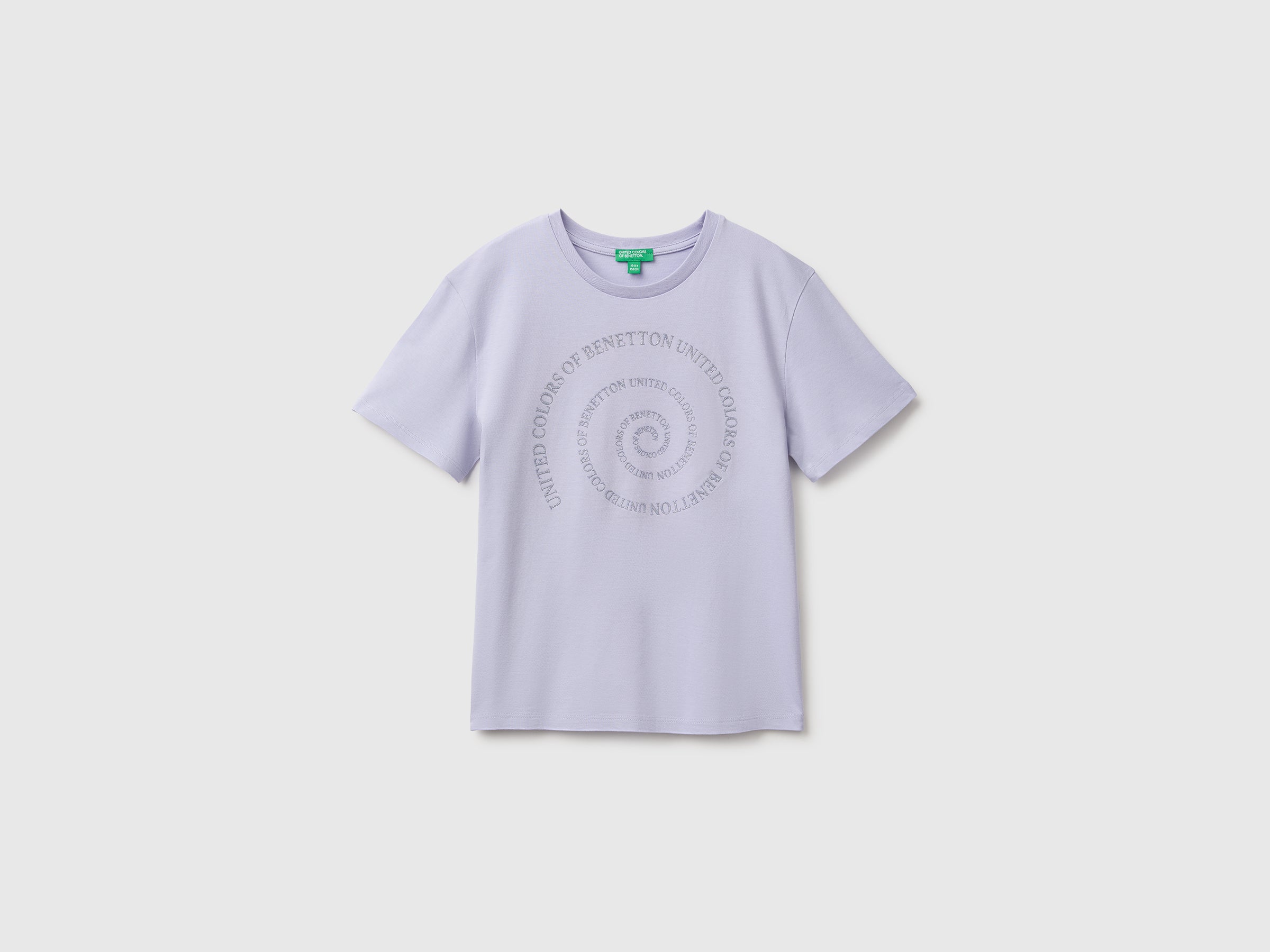 United Colors of Benetton T-shirt Cotone Bio Glitter Manica Corta