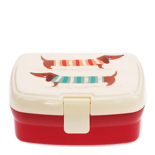 Rex London lunch box bassotto bambini con scomparti