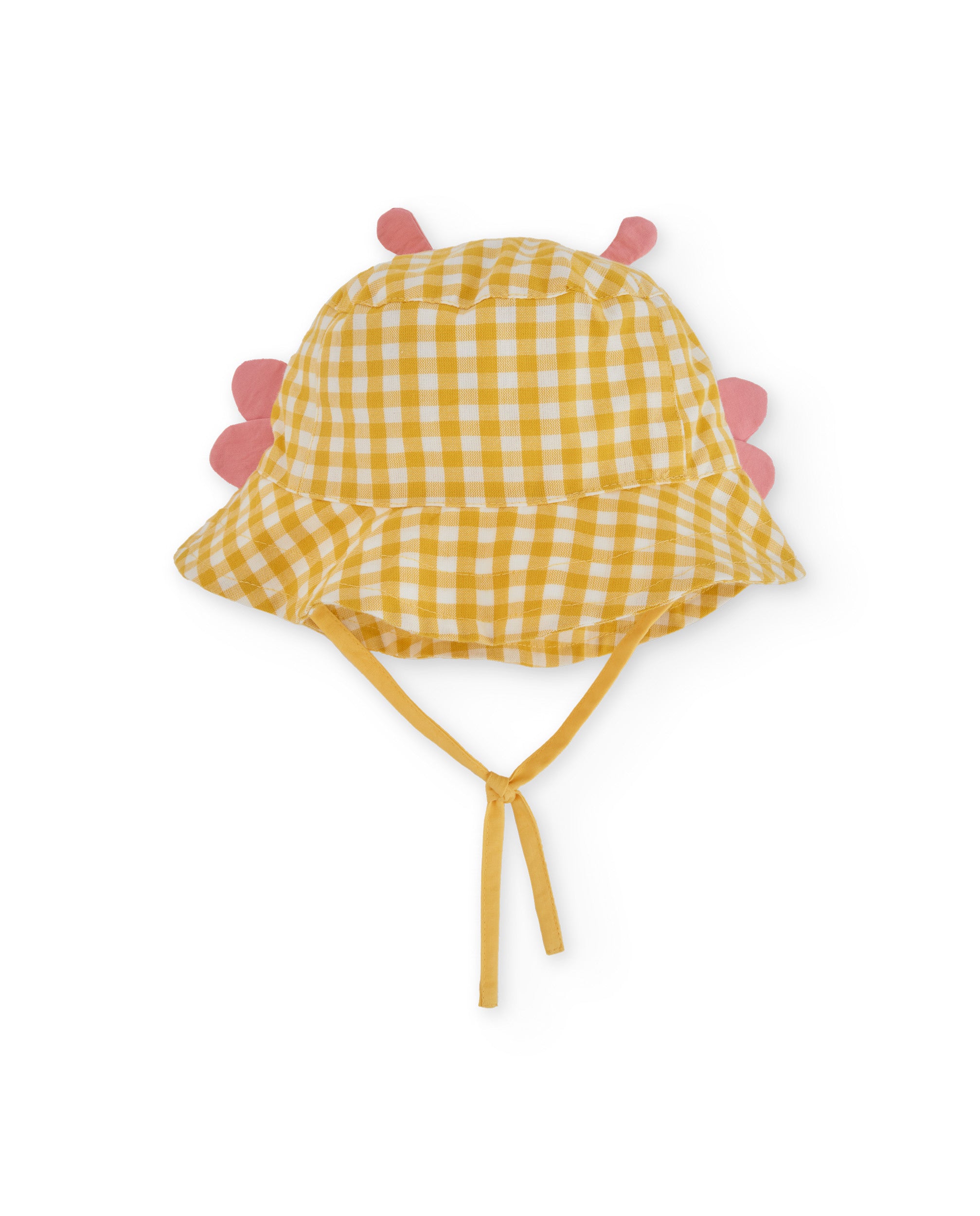 TucTuc Accessori cappellino neonata vichy giallo 42