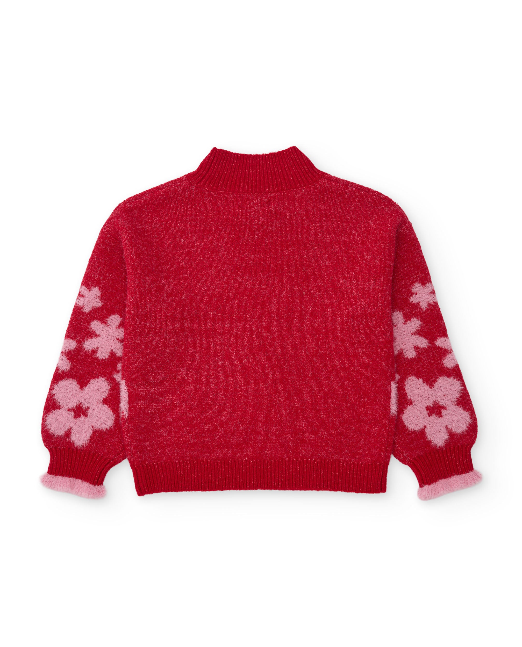 TucTuc Maglioni Maglione Bambina Rosso Floreale Tricot