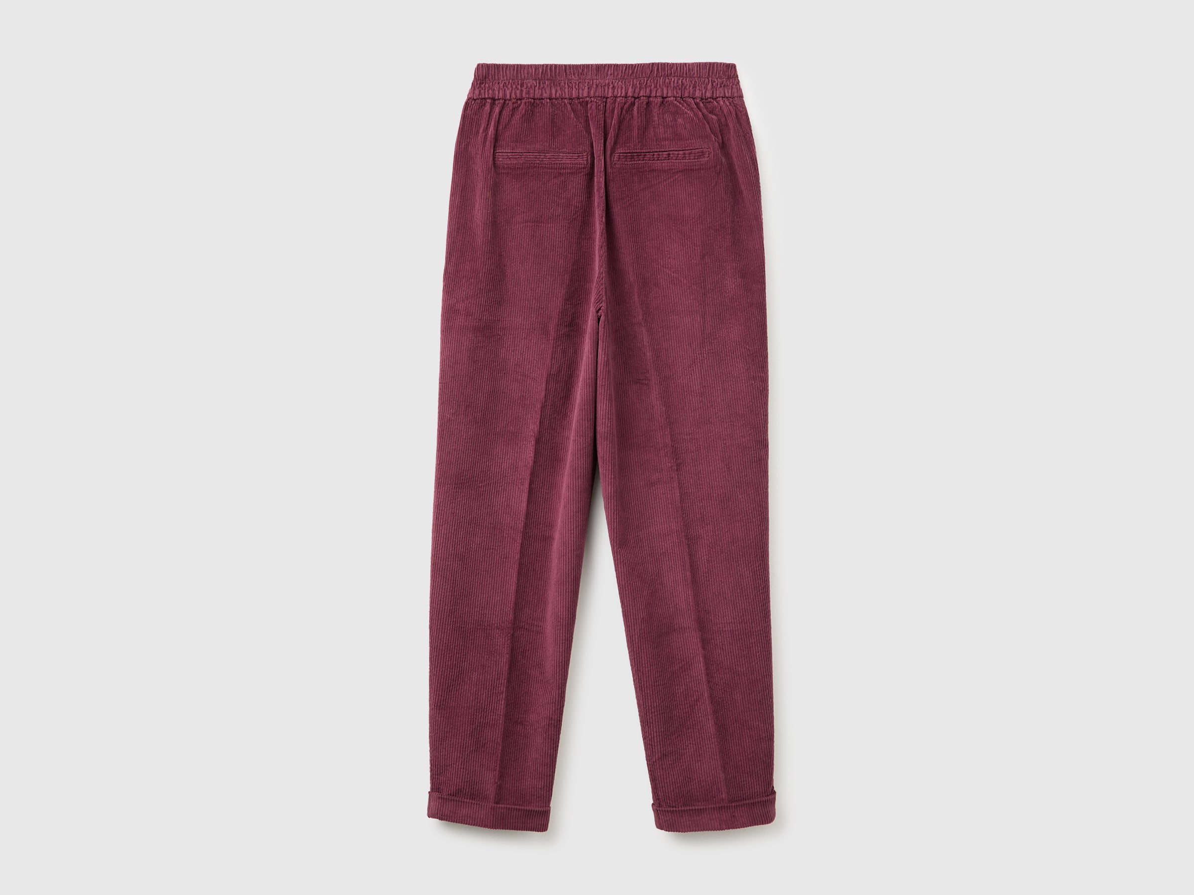 United Colors of Benetton Pantalone velluto chino vita elastica S