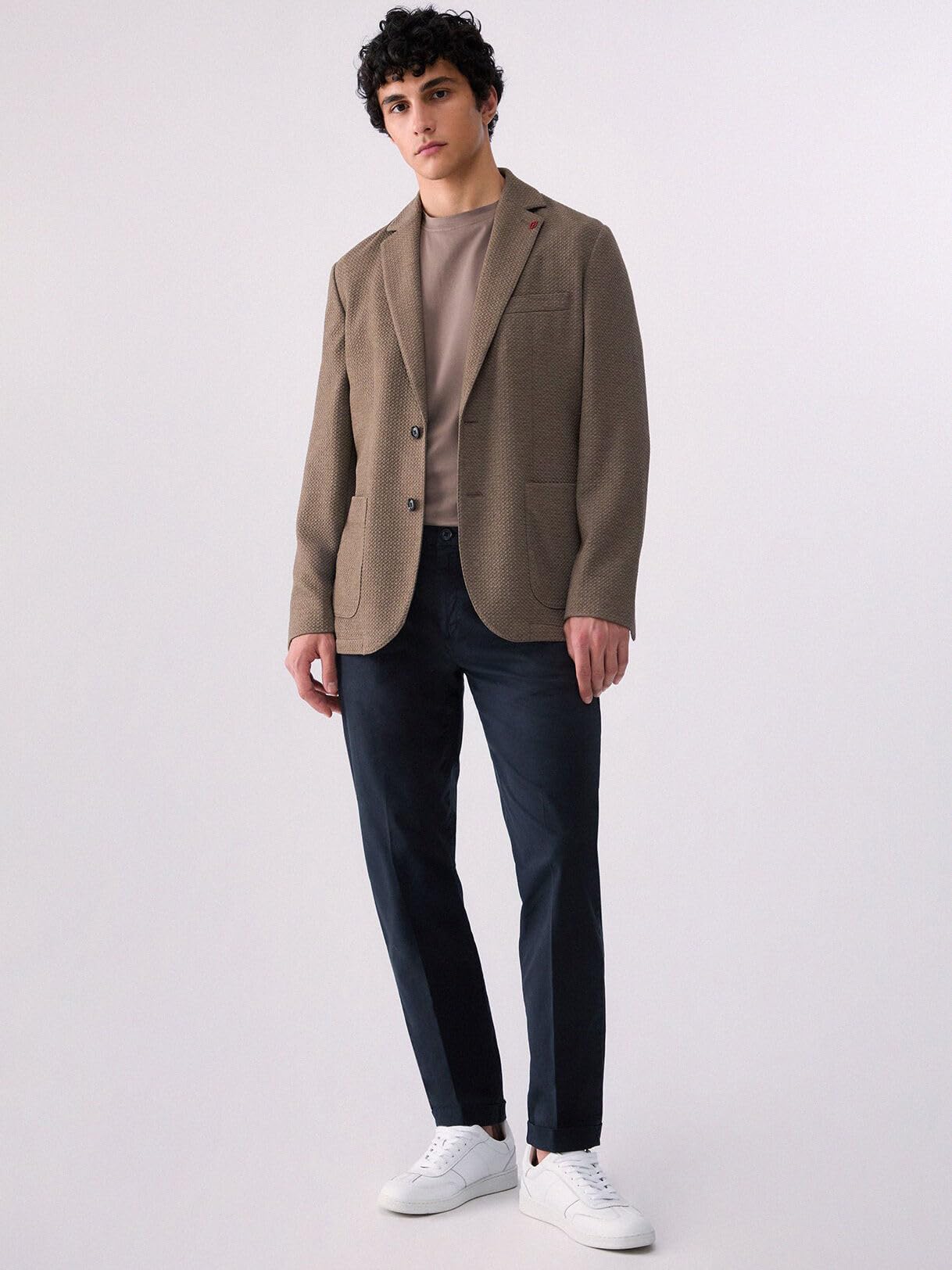 Liu Jo Pantaloni Chino Risvolto gabardina cotone