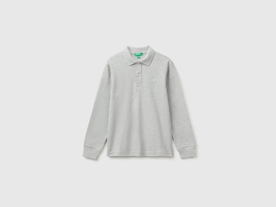 United Colors of Benetton Polos polo cotone bio manica lunga L