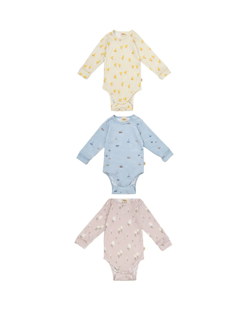 Woolly Organic Bodysuit SS27 body neonato cotone Follow the Chicks