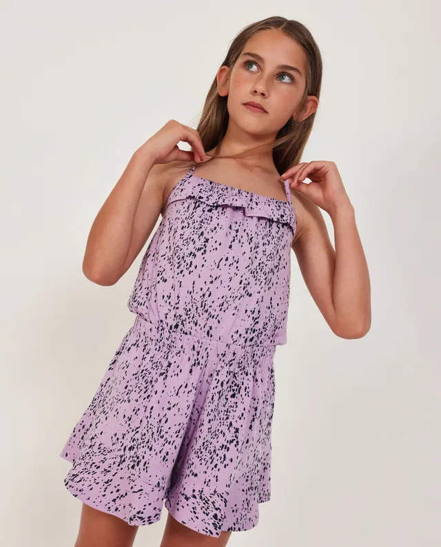 TucTuc Tutine Tuta bambina lilla con volant