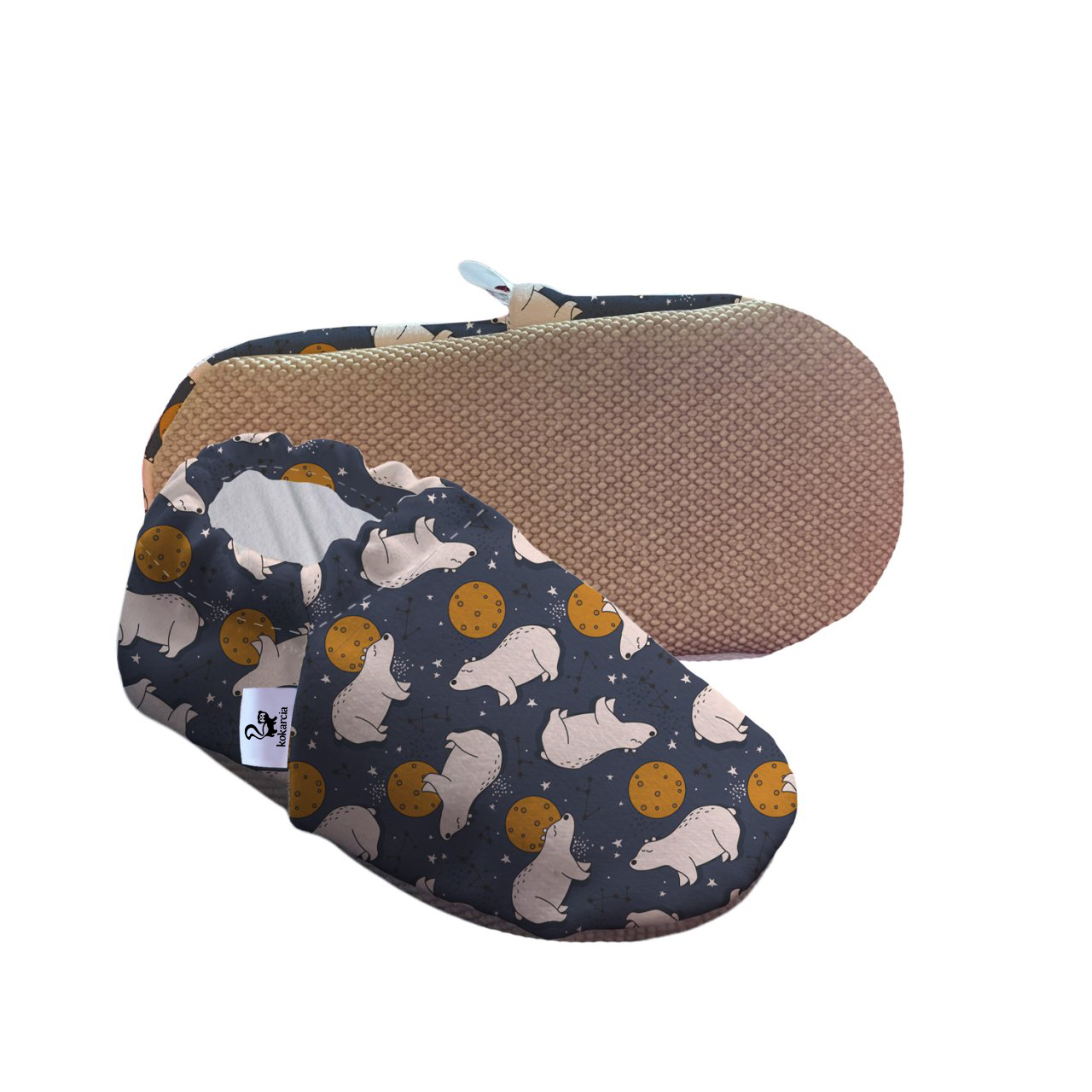 Kocarcia Kokopatik Orso Polare scarpine cotone asilo
