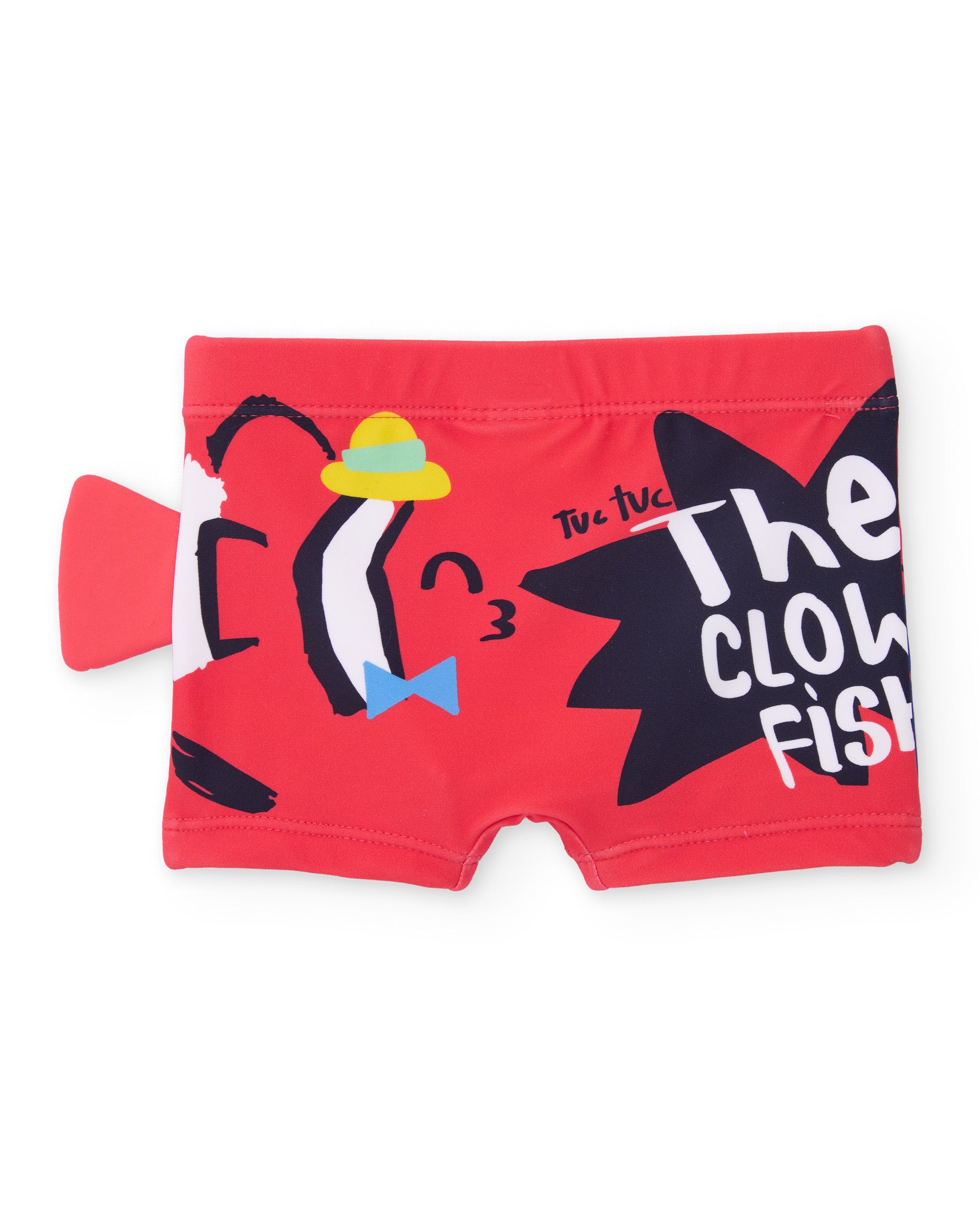 TucTuc Costumi Boxer Mare Bambino Rosso 4 Anni Pesci