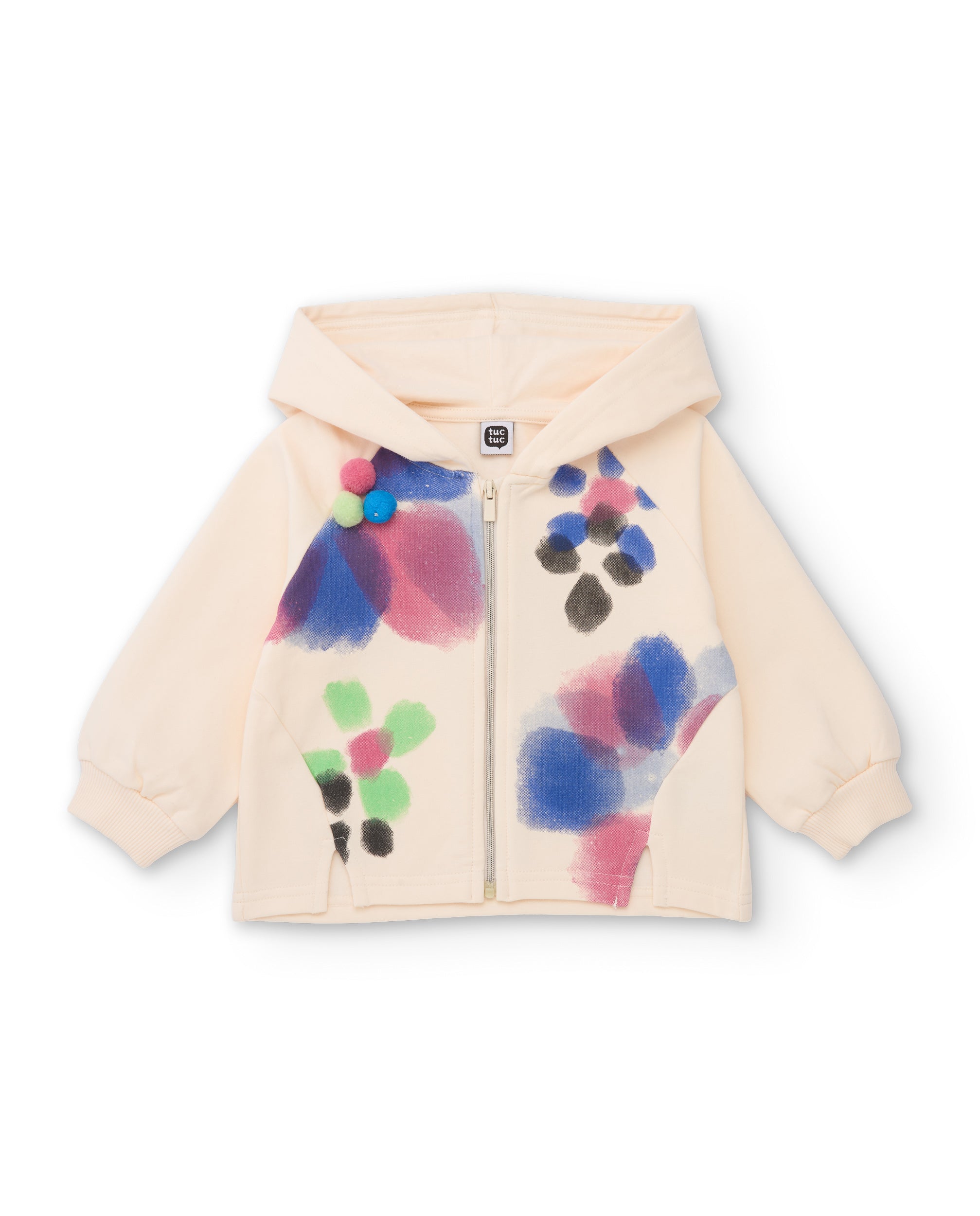 TucTuc Completi set felpa + leggings floreale crudo 4A