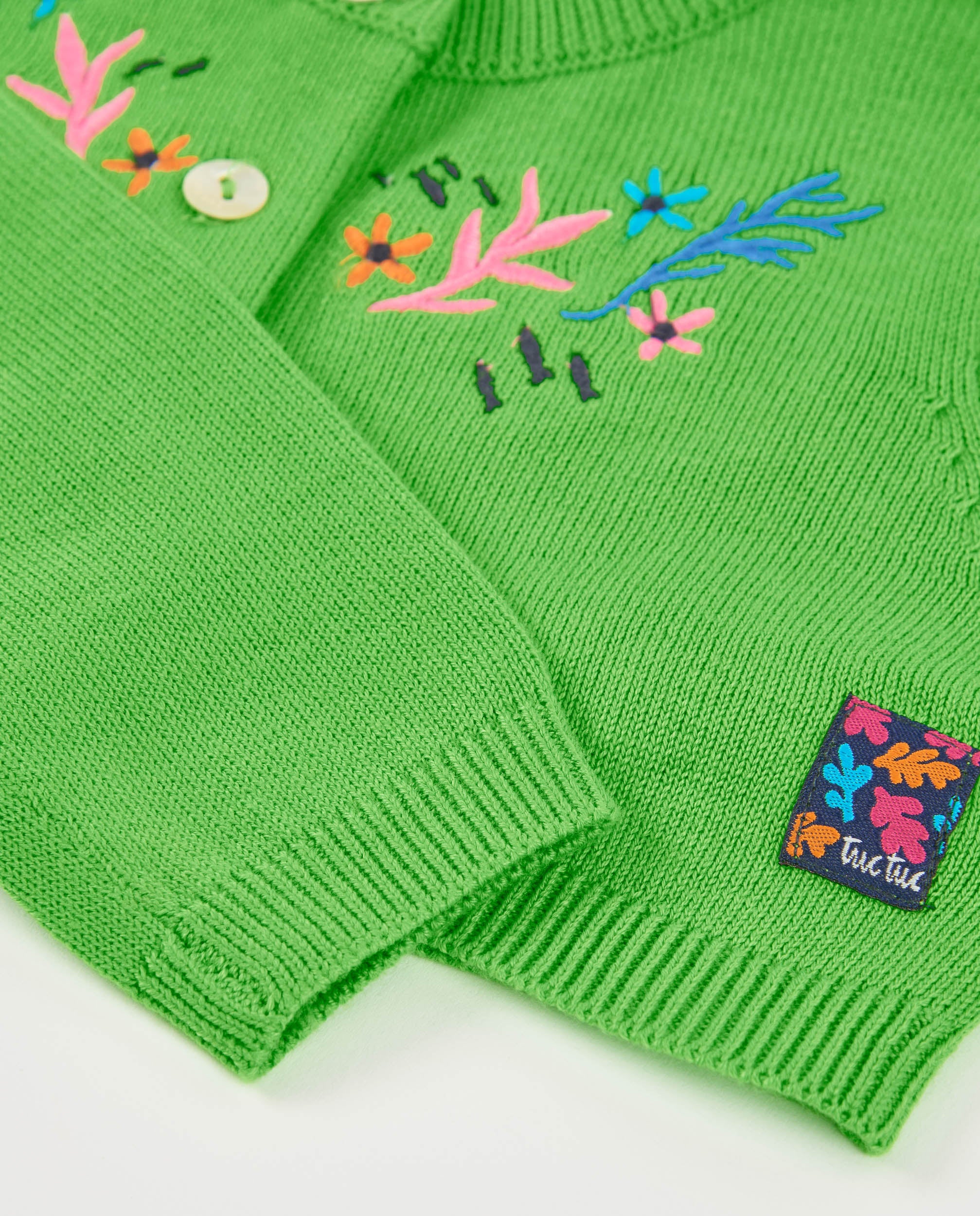 TucTuc Maglioni Bolero giacca bambina verde