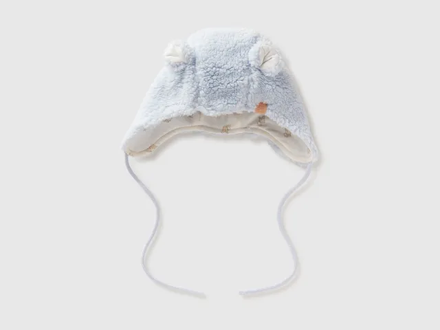 United Colors of Benetton Cappello Paraorecchie Teddy Cotone 68