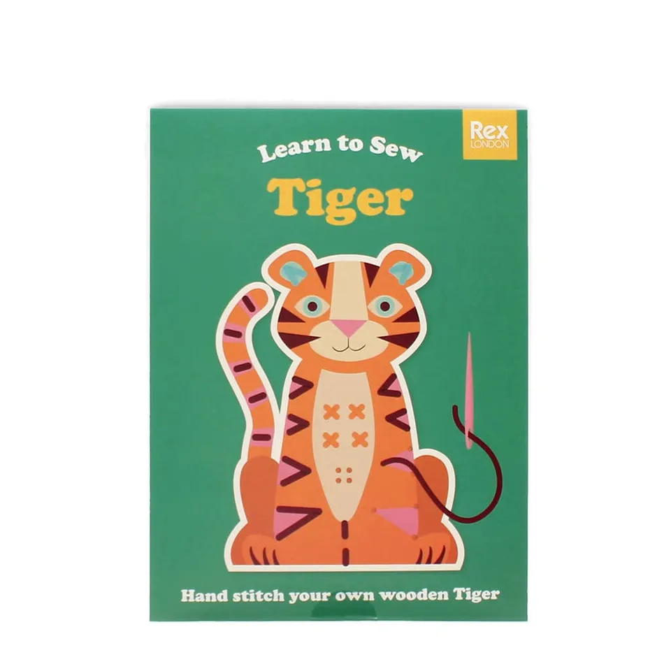 Rex London Gufo kit cucito bambini legno principianti