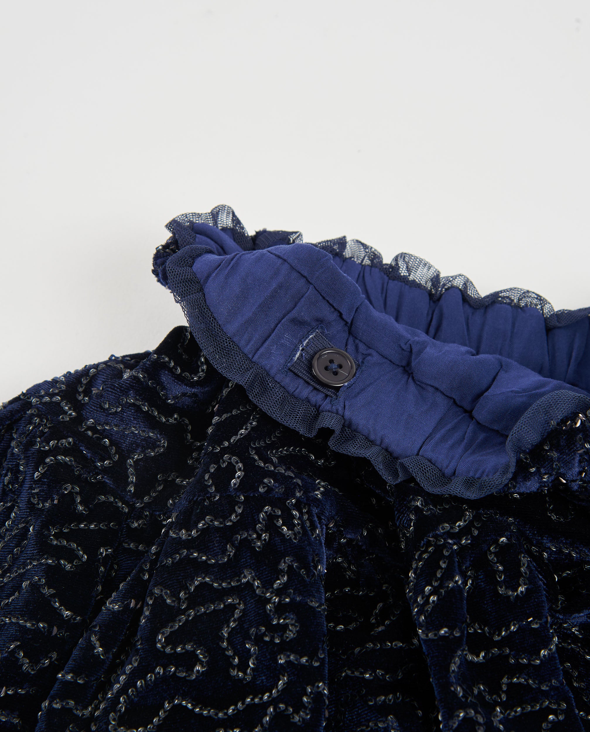 TucTuc Gonne gonna bambina blu navy con paillettes
